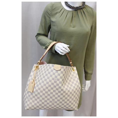 lv artsy mm damier azur|louis vuitton graceful mm size.